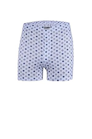 Yıldız Erkek Penye Emprime Desenli Boxer 35 - 9 Adet