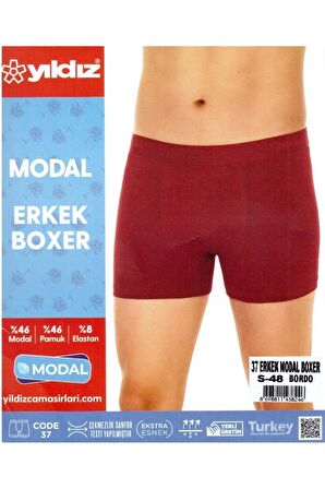 Yıldız Erkek Modal Likralı Boxer 37/42 - 3 Adet