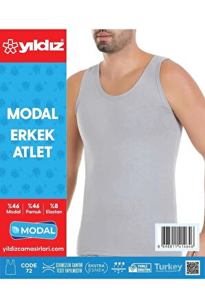 Yıldız Erkek Modal Askılı Atlet 71/74 - 3 Adet