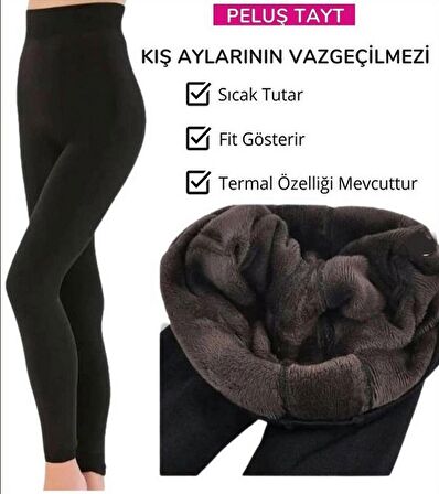 Larosa Kadın Peluş Termal Tayt - 1 Adet