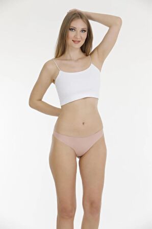 Berrak Kadın Lazer Kesim Polyester Bikini Külot 11690 - 6 Adet