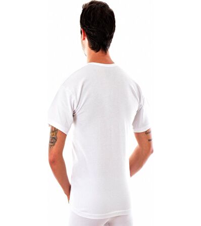 Tutku Erkek Bisiklet Yaka Yarım Kol Fanila Atlet 0103 -12 Adet