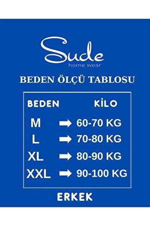 Sude Erkek Süprem İnce Kısa Kol Pijama Takımı A 803/130 - 1 Adet