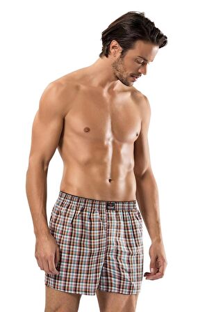 Erdem Erkek Poplin Desenli Boxer 1440 - 6 Adet