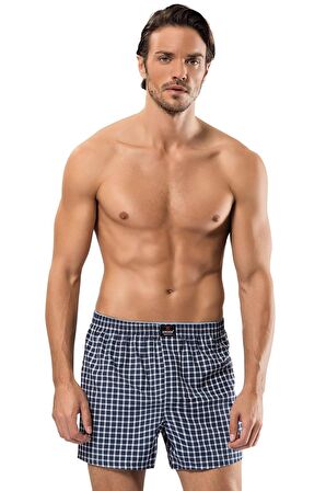 Erdem Erkek Poplin Desenli Boxer 1440 - 6 Adet