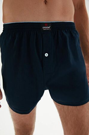 Erdem Erkek Penye Düz Renk Boxer 1400 - 6 Adet