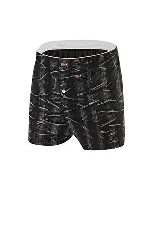 Erdem Erkek Penye Karışık Desenli Boxer 1400 - 6 Adet