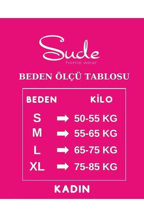 Sude Kadın Bambu Yakası Nakışlı V Yaka Kısa Kol Pijama Takımı P300/523 - 1 Adet