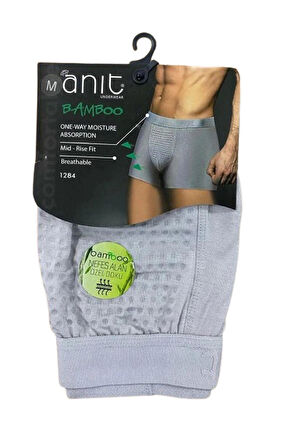 Anıt Erkek Nefes Alan Bambu Likralı Boxer 1284 - 12 Adet 