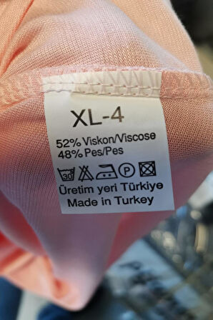 Baha Perfect Club Kadın Büyük Beden V Yaka Uzun Kol Pijama Takımı 4378- 1 Adet