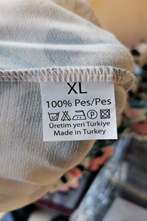 Baha Perfect Club Kadın Büyük Beden V Yaka Uzun Kol Pijama Takımı 4378- 1 Adet