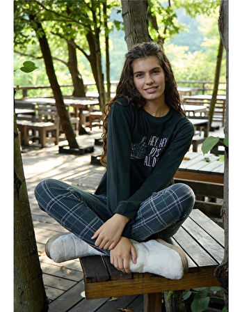 Aydoğan Kadın Bisiklet Yaka TERMAL Pijama Takımı 30054S- 1 Adet