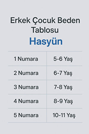 Hasyün Erkek Çocuk İnce Uzun Yün İçlik Don 550E - 2 Adet