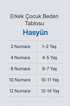 Hasyün Erkek Çocuk İnce Termal Yün Atlet 520E - 1 Adet