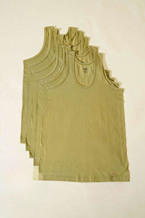 Seher Yıldızı Erkek Ekonomik Renkli Klasik Askılı Atlet 001K - 6 Adet