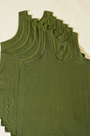 Seher Yıldızı Erkek Ekonomik Renkli Klasik Askılı Atlet 001K - 6 Adet