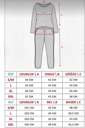 Pijamoni Kadın Milan Bisiklet Yaka Uzun Kol İnce Pijama Takımı 7600/18 - 1 Adet
