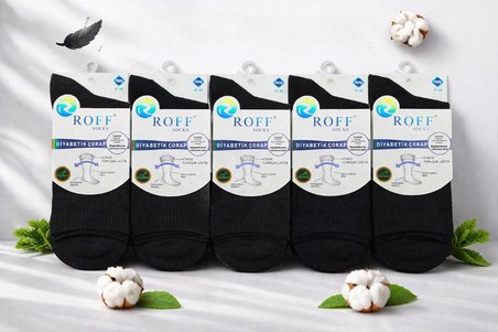 Roff Erkek Bambu Şeker Soket Çorap 14405 - 6 Adet