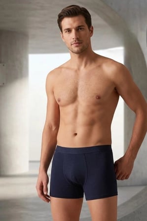 Yıldız Çamaşır Erkek Modal Likralı Boxer (36-37-38-39-40-41-42)- 6 Adet