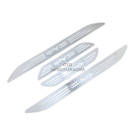 Audi Pleksi Nikelaj Oto Araba Kapı Eşiği Çıta 4'lü