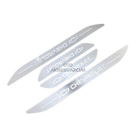 Chevrolet Pleksi Nikelaj Oto Araba Kapı Eşiği Çıta 4'lü