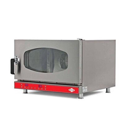 Empero EMP.PFE6-Y Konveksiyonel Patisserie Fırını (6-40x60 tepsi kapasiteli) - yana açılır