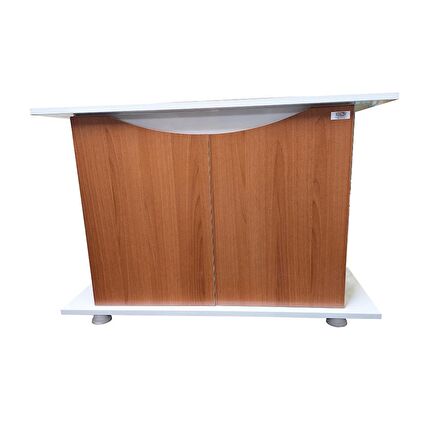 Kanki Pet 100 Cm MDF KP1004010VC Flex Venedik Ceviz Kapaklı Akvaryum Sehpası 100x40x69 cm