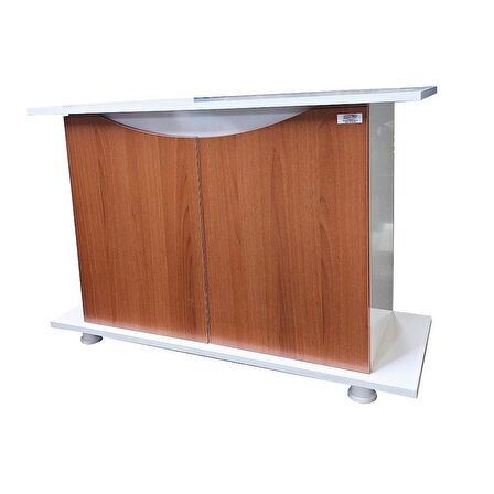 Kanki Pet 100 Cm MDF KP1004010VC Flex Venedik Ceviz Kapaklı Akvaryum Sehpası 100x40x69 cm