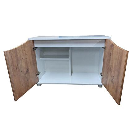 Kanki Pet 100 Cm MDF KP1004025AC Flex Atlantik Çam Kapaklı Akvaryum Sehpası 100x40x69 cm