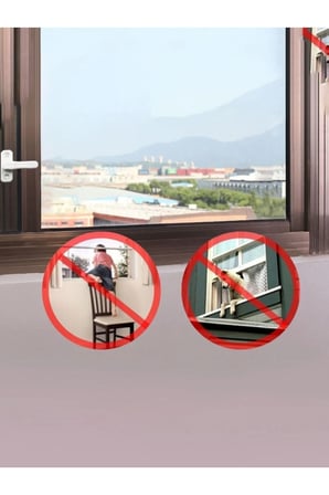 Bebek Çocuk Pimapen Pvc Kapı Pencere Emniyet Koruma Kilidi Mandalı Cam Kilidi Beyaz (5 Adet)