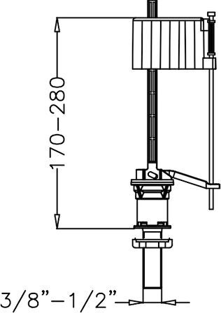 Japar Dicle Flatör 3/8