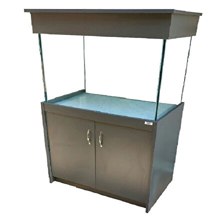 Kanki Pet Mobilyalı 100 x 50 x 60 cm (300 Litre) Antrasit