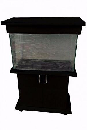Kanki Pet Mobilyalı 100 x 50 x 60 cm (300 Litre) Siyah