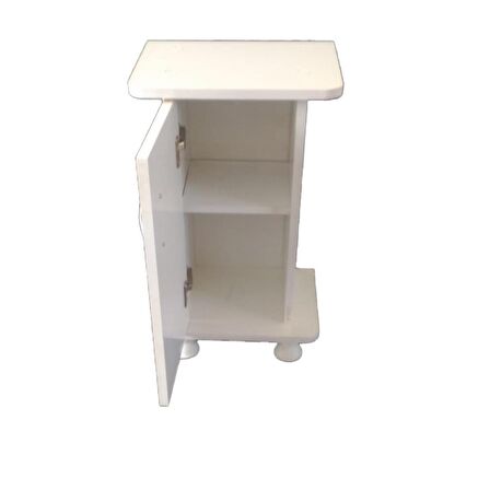 Kanki Pet 38 Cm MDF Akvaryum Sehpası Beyaz 38x26x67 Cm