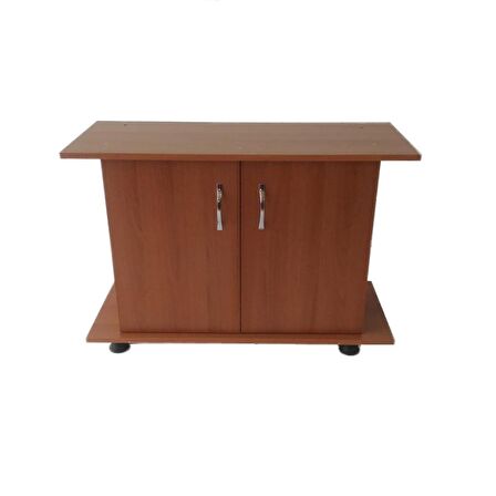 Kanki Pet 80 Cm MDF Lüks düz Akvaryum Ceviz Sehpa 80x45x67 cm