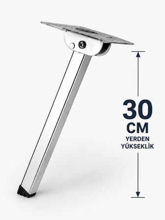 Yer Sofra Ayağı Metal Katlanır Yer Sofrası Sini Altı Ayağı 30 Cm (4 ADET)