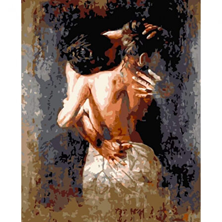 Canvas Tutku Sayılarla Boyama Seti  Kasnaklı 40 x 50 cm