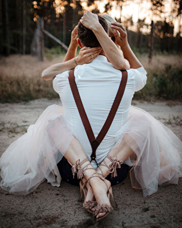 Canvas Doğada Aşk Sayılarla Boyama Seti Kasnaklı 40 x 50 cm