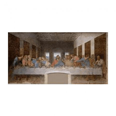 Canvas Son Akşam Yemeği Sayılarla Boyama Seti  Kasnaklı 40 x 50 cm