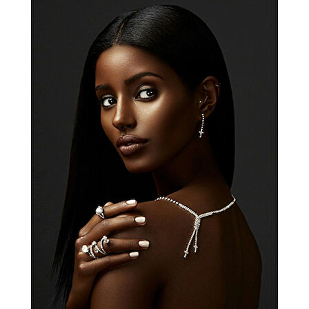 Canvas Afrikalı Zerafeti Sayılarla Boyama Seti  Kasnaklı 40 x 50 cm