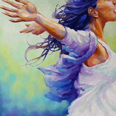 Canvas Özgürlük Sayılarla Boyama Seti  Kasnaklı 40 x 50 cm