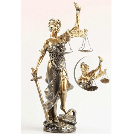 Canvas Adalet Terazisi Sayılarla Boyama Seti  Kasnaklı 40 x 50 cm