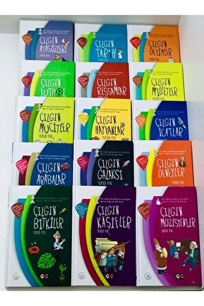 Genç Nesil Yusuf Asal Çılgın Kitaplar Serisi 15 Kitap Ciltli Set Çılgın Serisi Tamamı Ciltli