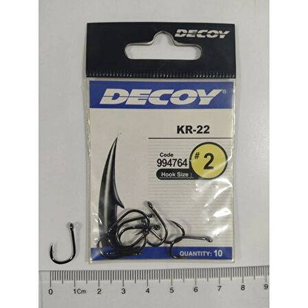 Decoy KR-22 Black Nickel Japon İğne No : 2