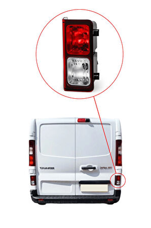 Trafic 3 - Opel Vivaro Arka Sis Lambası - SAĞ - 265548758R