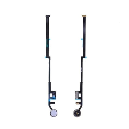 Apple iPad 7th Gen 7.Nesil 10,2 inç 2019 (A2197 A2198 A2200) Uyumlu Home Buton Flex - Beyaz