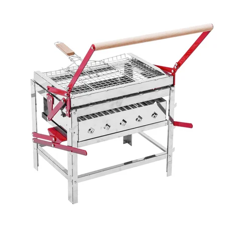Çevirme Mekanizmalı Krom Mangal Yükseklik Ayarlı Argeus Turnmaster Pro