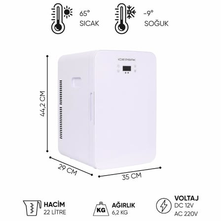 Termoelektrikli Buzdolabı - IcePeak ChillCUBE - 22 lt - 300738
