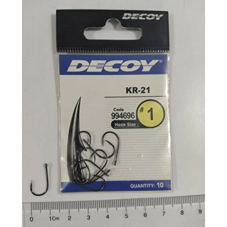 Decoy KR-21 Black Nickel Japon İğne No : 1