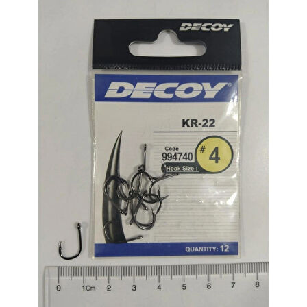 Decoy KR-22 Black Nickel Japon İğne No : 4